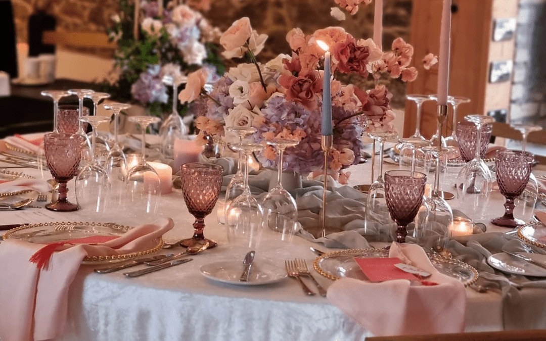 A glimpse of wedding Styling by Wild Feather Events